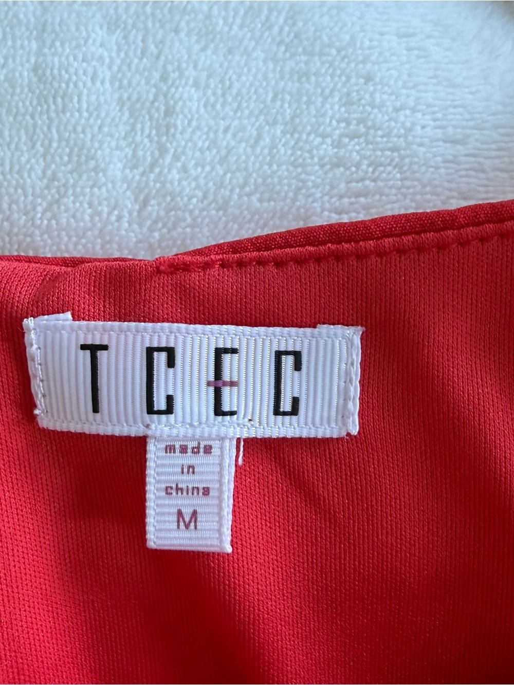 TCEC Bright Red Ruffle-Hem Dress - Picture 3 of 3